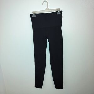 SPANX Look At Me Now Seamless Leggings Black Size L